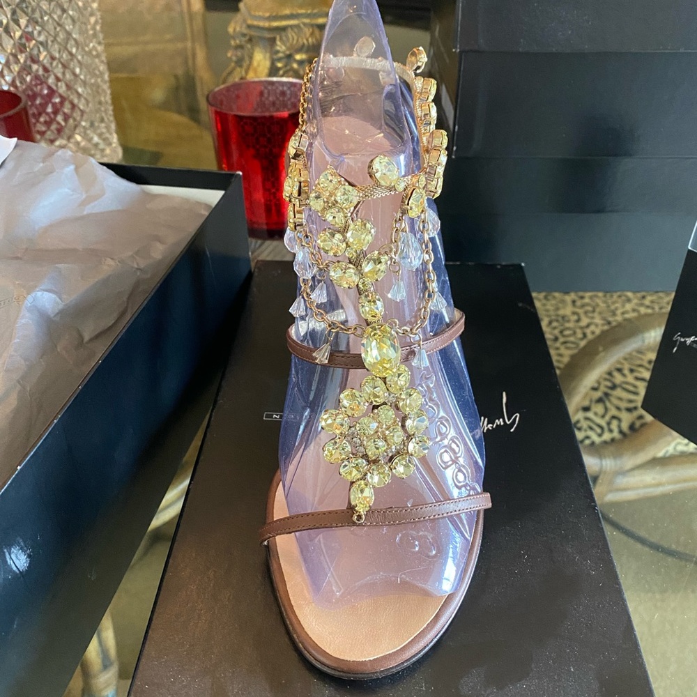 Guiseppe Zanotti Vicini jeweled sandal